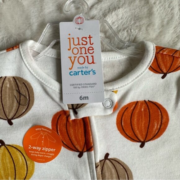 Carter's Just One You | Baby Pumpkin Sleep N' Play | Size 6 Months - Picture 6 of 7